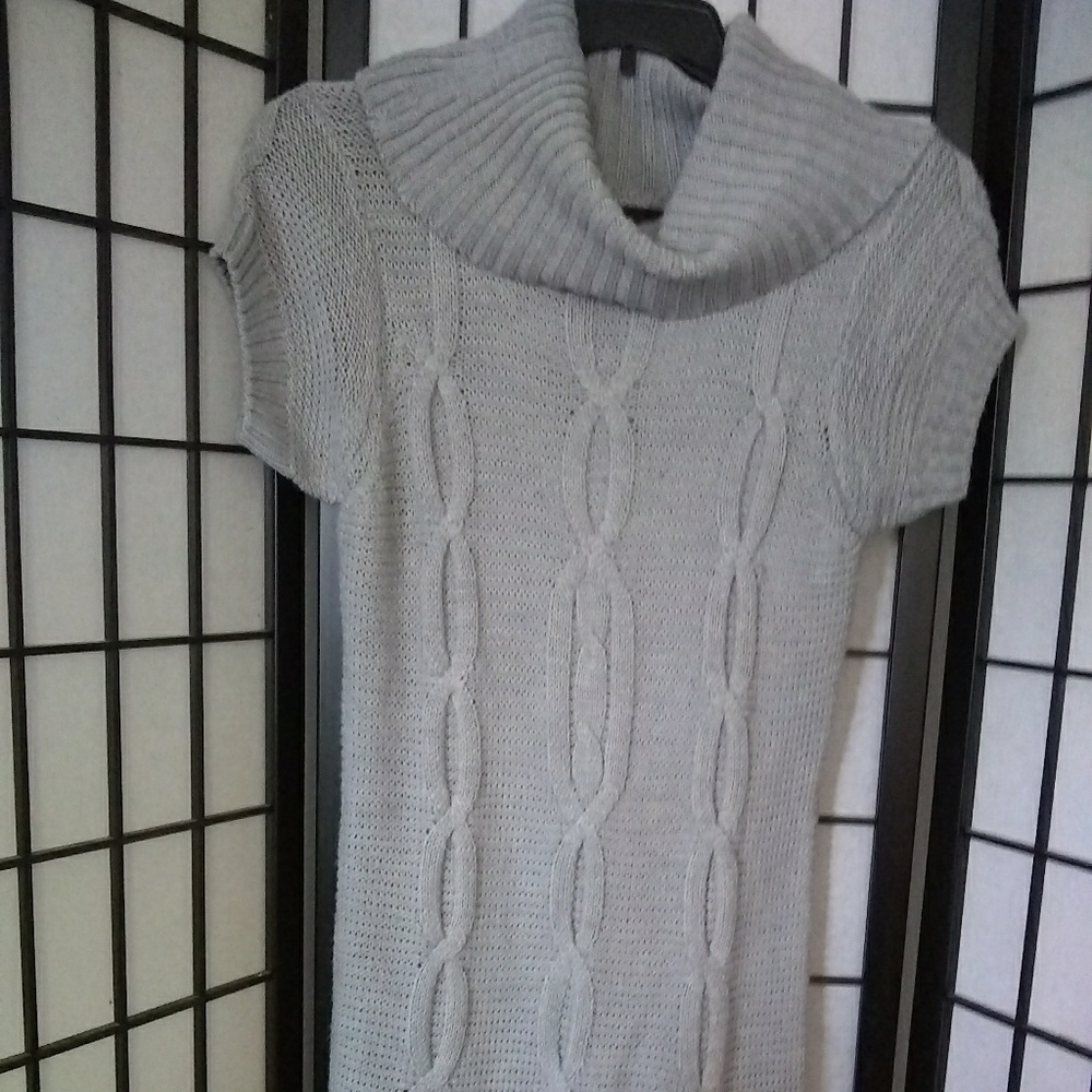EUC 1955 Vintage Gray Sweater Dress Size Medium